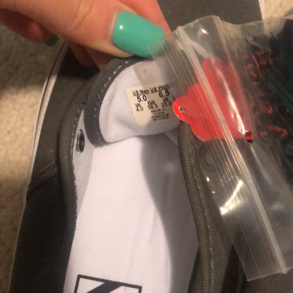 Dark Gray Authentic Vans - Picture 2 of 3